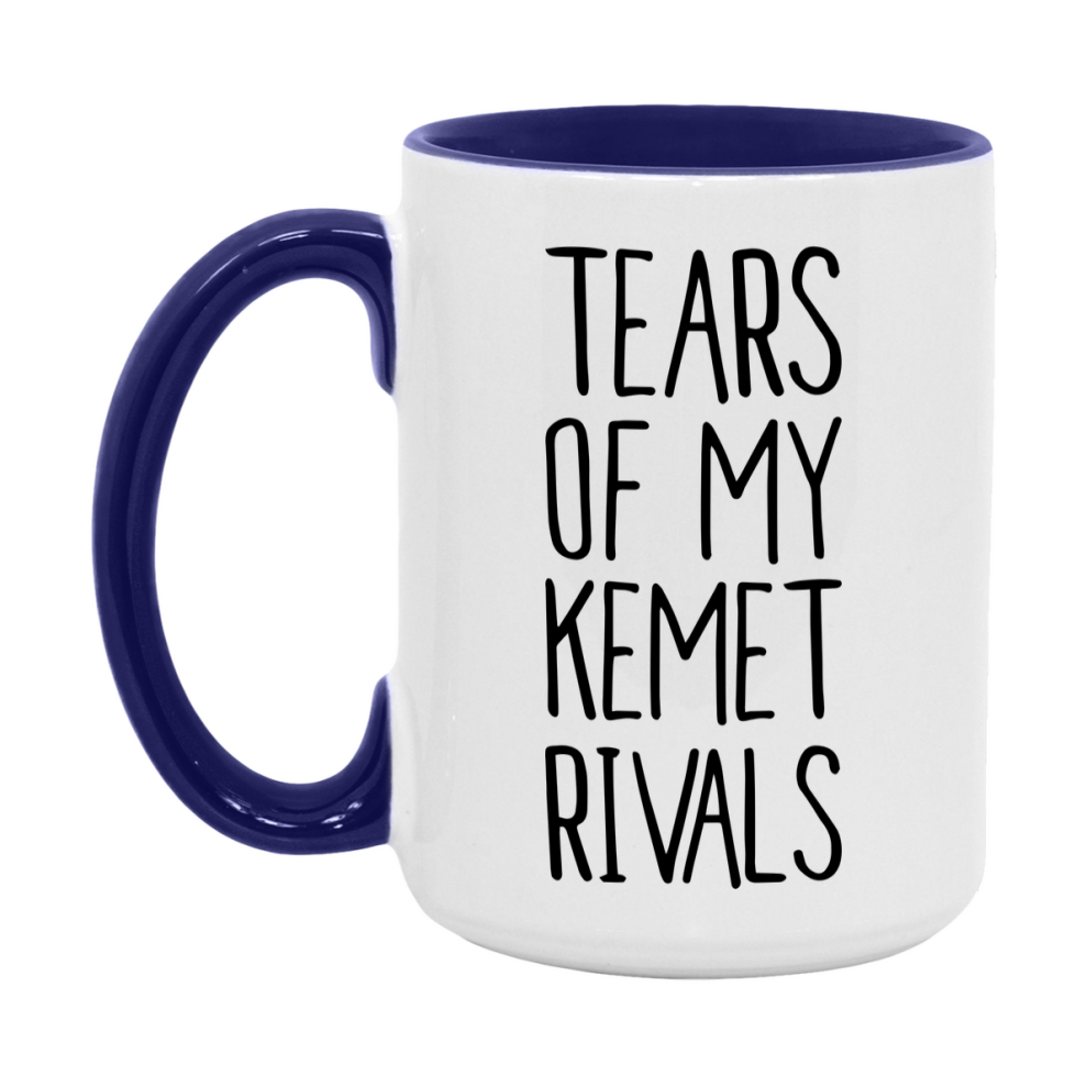 Funny Kemet Mug, Tears Of My Kemet Rivals, 11Oz Or 15Oz Ceramic Coffee Cup