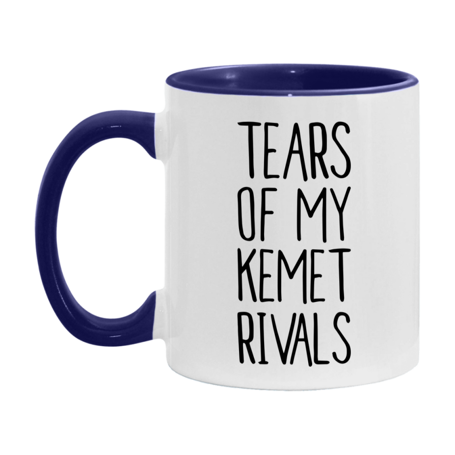 Funny Kemet Mug, Tears Of My Kemet Rivals, 11Oz Or 15Oz Ceramic Coffee Cup