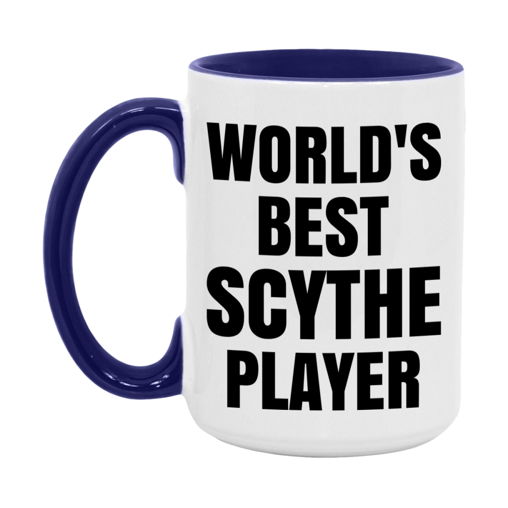 Funny Game Board Mug, World's Okayest Scythe Player, 11Oz Or 15Oz Ceramic Coffee Cup