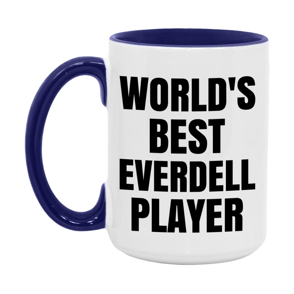Funny Game Board Mug, World's Okayest Everdell Player, 11Oz Or 15Oz Ceramic Coffee Cup