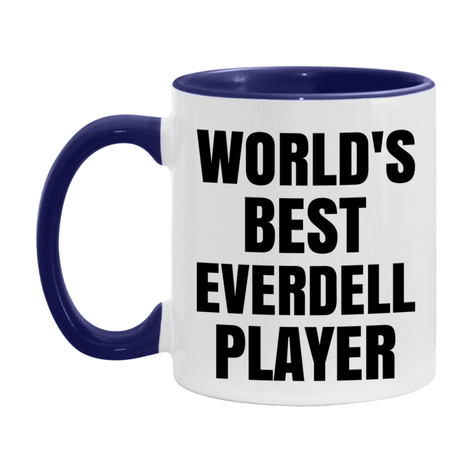 Funny Game Board Mug, World's Okayest Everdell Player, 11Oz Or 15Oz Ceramic Coffee Cup