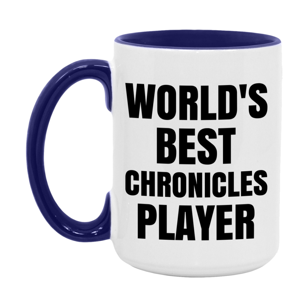 Funny Game Board Mug, World's Okayest Chronicles Player, 11Oz Or 15Oz Ceramic Coffee Cup