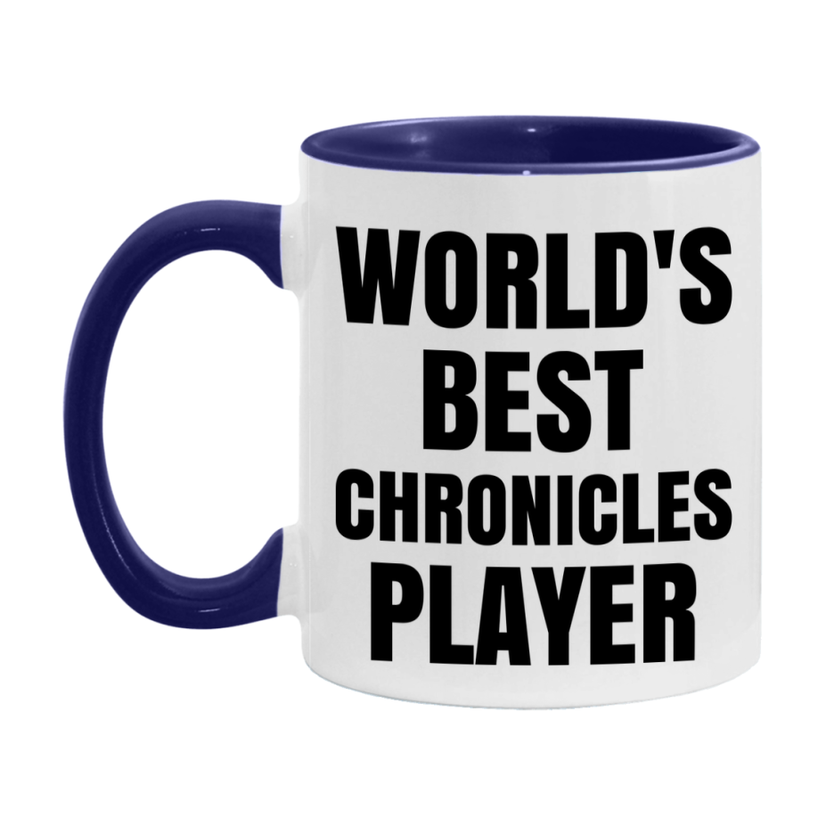Funny Game Board Mug, World's Okayest Chronicles Player, 11Oz Or 15Oz Ceramic Coffee Cup