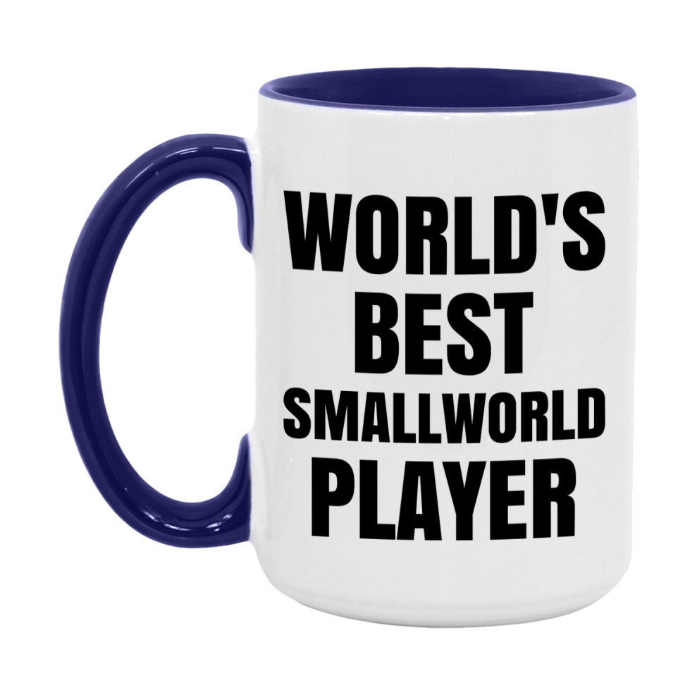 Funny Game Board Mug, World's Okayest Smallworld Player, 11Oz Or 15Oz Ceramic Coffee Cup