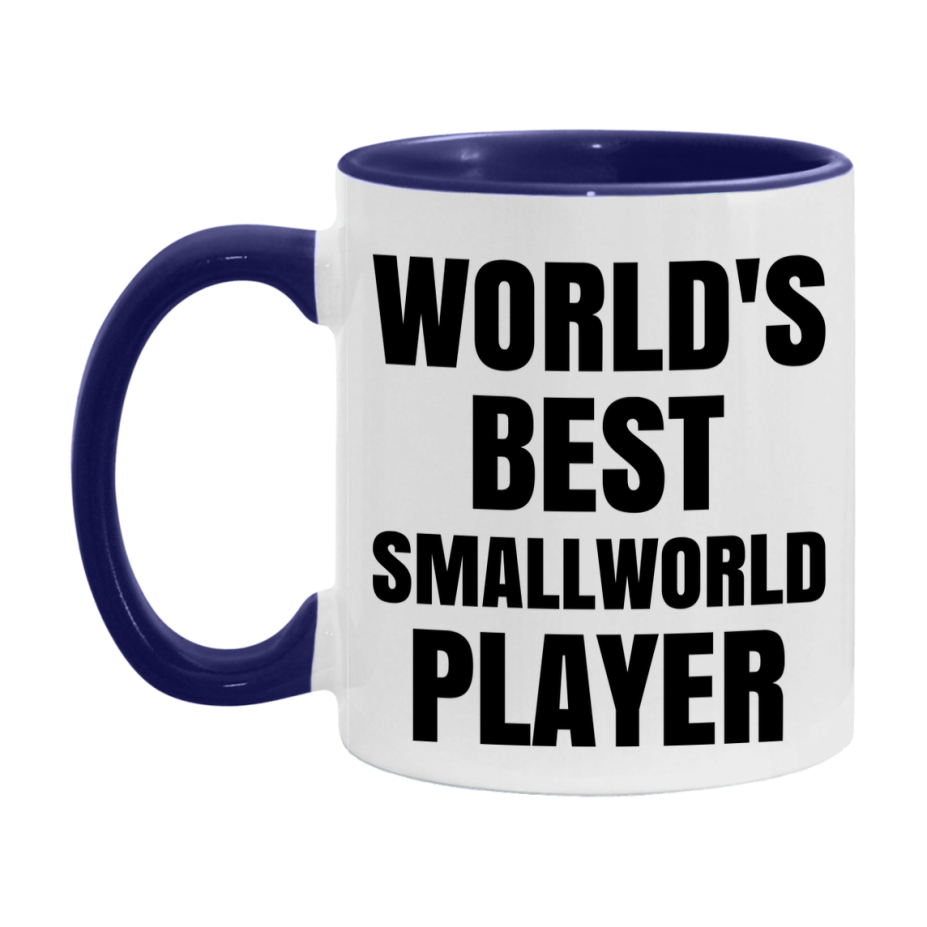 Funny Game Board Mug, World's Okayest Smallworld Player, 11Oz Or 15Oz Ceramic Coffee Cup