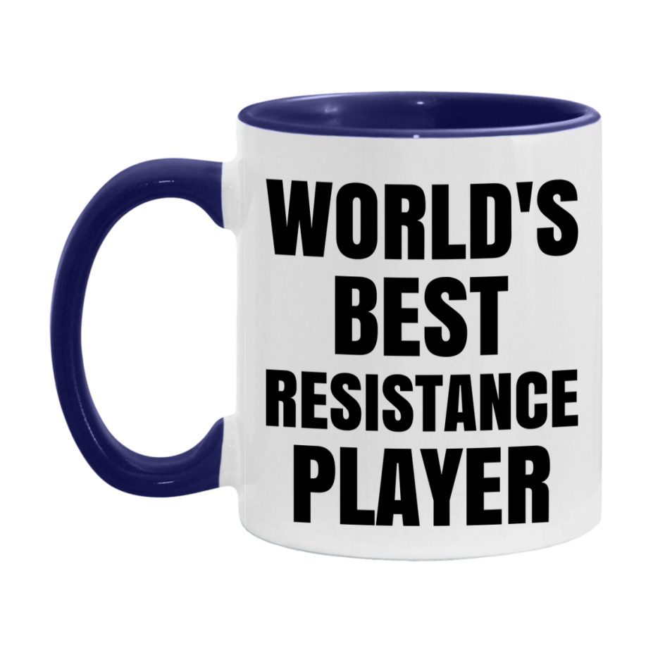 Funny Game Board Mug, World's Okayest Resistance Player, 11Oz Or 15Oz Ceramic Coffee Cup