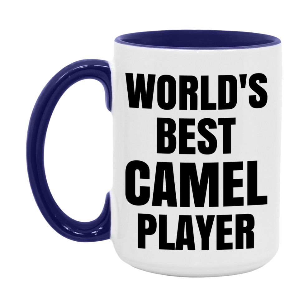 Funny Game Board Mug, World's Okayest Camel Player, 11Oz Or 15Oz Ceramic Coffee Cup