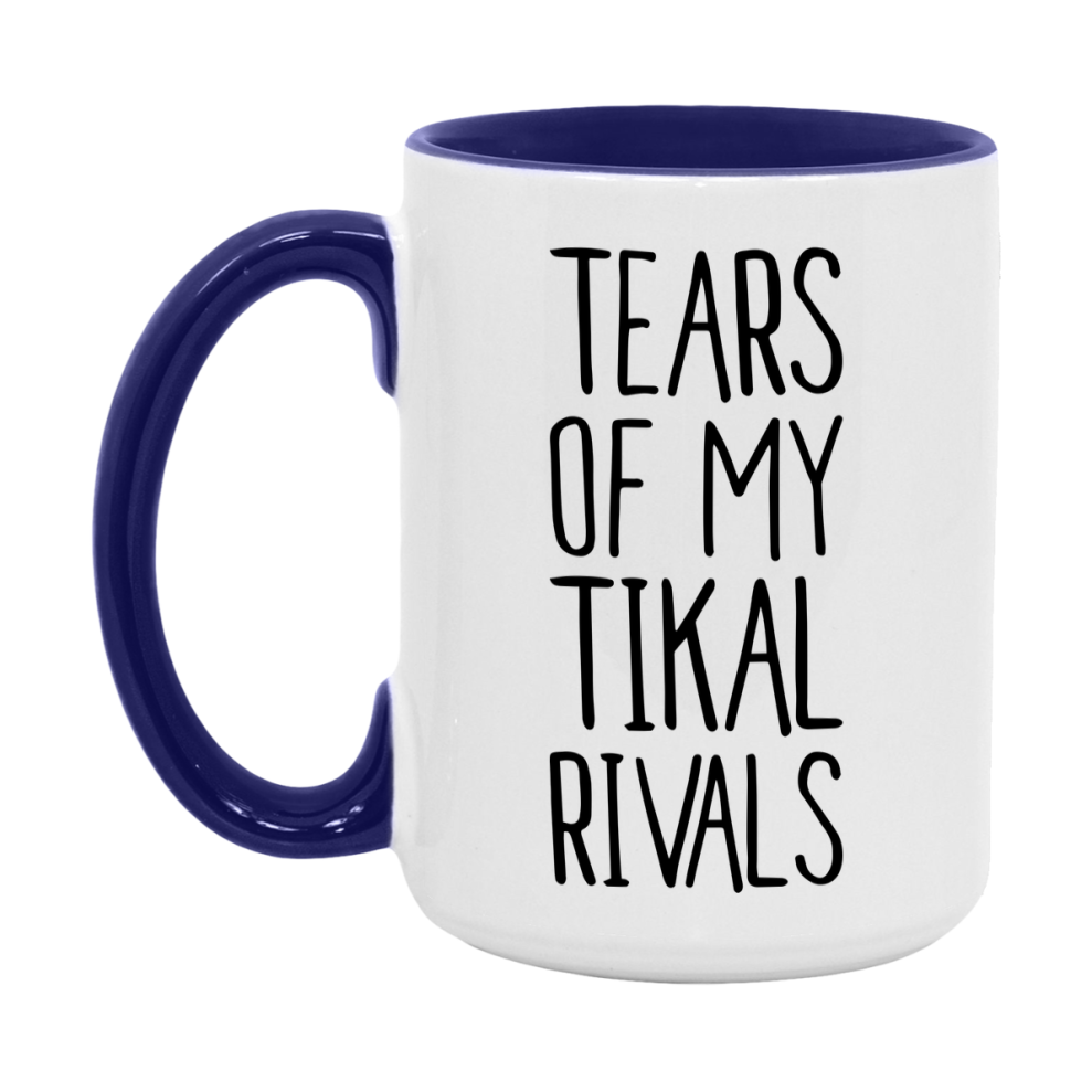 Funny Tikal Gameboard Mug – Tears Of My Tikal Rivals, 11Oz Or 15Oz White Ceramic Coffee Cup Gift