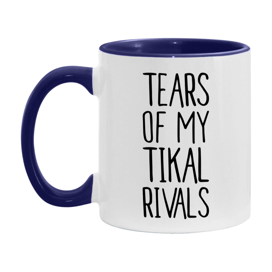 Funny Tikal Gameboard Mug – Tears Of My Tikal Rivals, 11Oz Or 15Oz White Ceramic Coffee Cup Gift