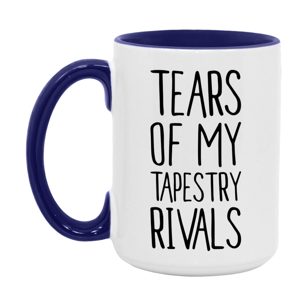 Funny Tapestry Gameboard Mug – Tears Of My Tapestry Rivals, 11Oz Or 15Oz White Ceramic Coffee Cup Gift