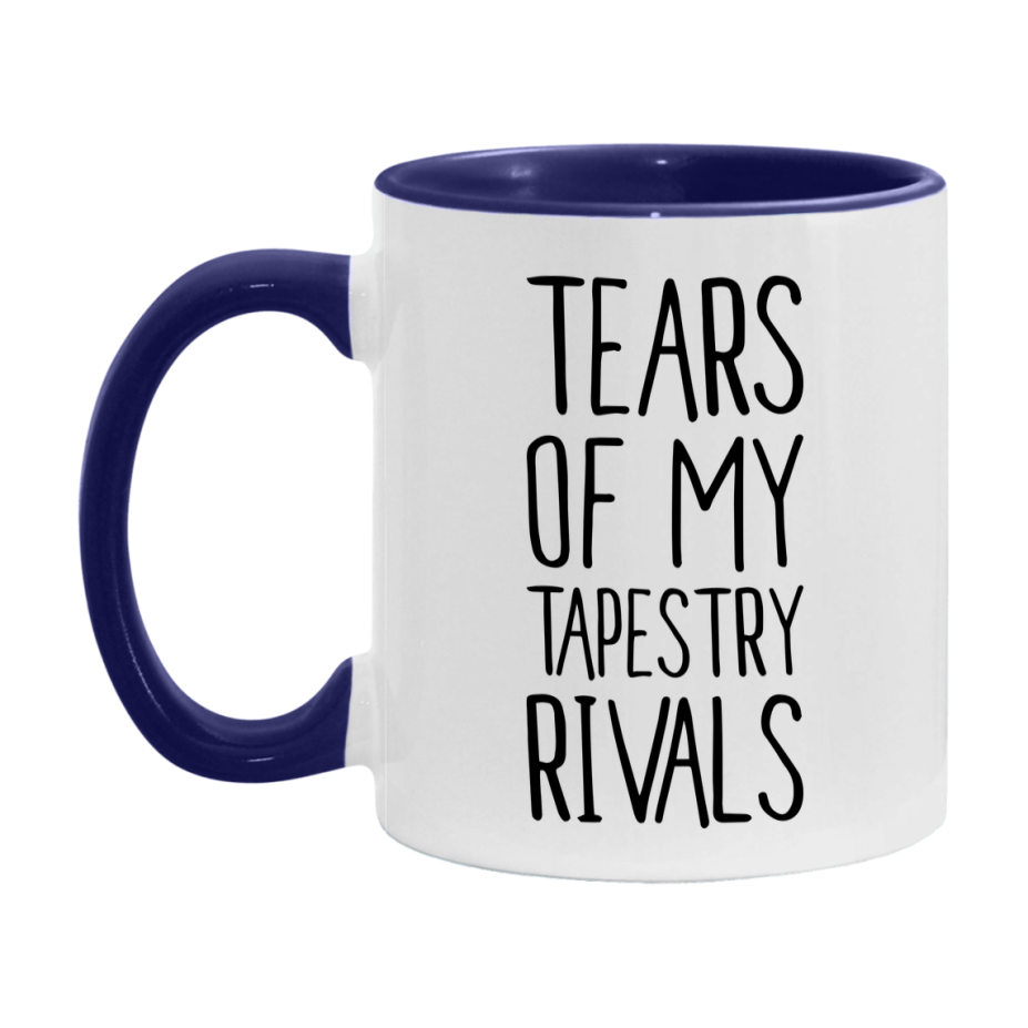 Funny Tapestry Gameboard Mug – Tears Of My Tapestry Rivals, 11Oz Or 15Oz White Ceramic Coffee Cup Gift