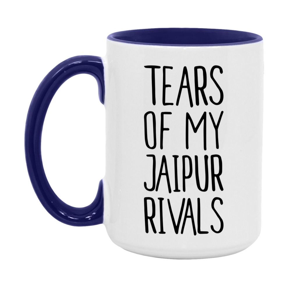 Funny Jaipur Gameboard Mug – Tears Of My Jaipur Rivals, 11Oz Or 15Oz White Ceramic Coffee Cup Gift