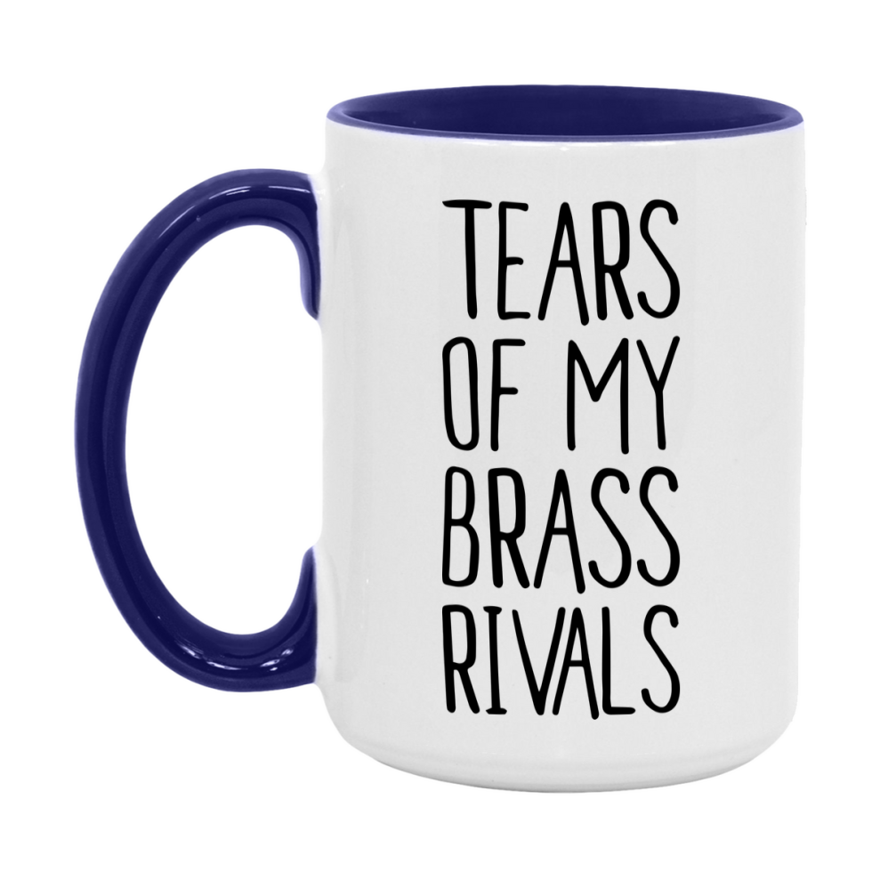 Funny Brass Gameboard Mug – Tears Of My Brass Rivals, 11Oz Or 15Oz White Ceramic Coffee Cup Gift