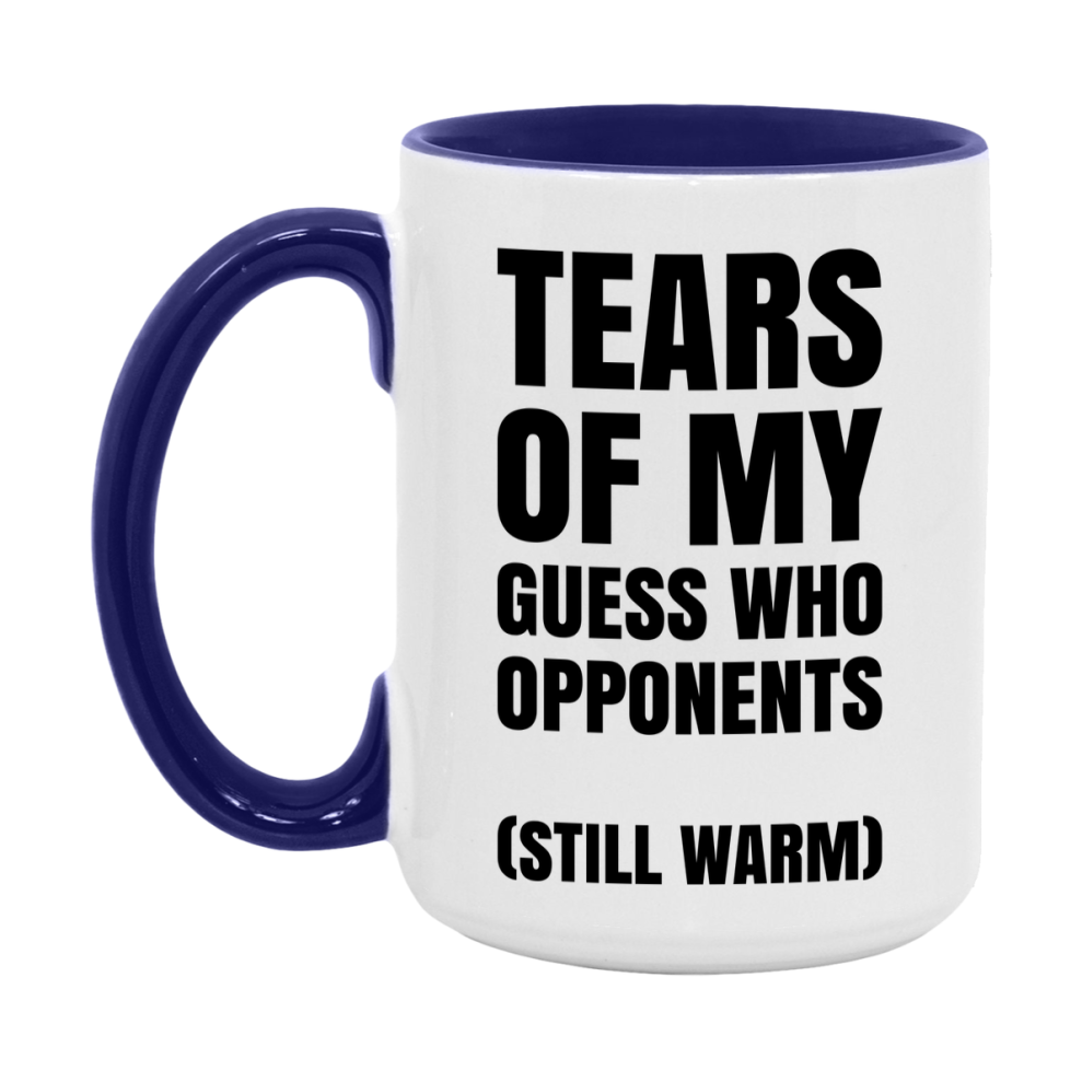 Board Game Gift – Tears Of My Guess Who Opponents Mug, 11Oz Or 15Oz White Ceramic Coffee Cup