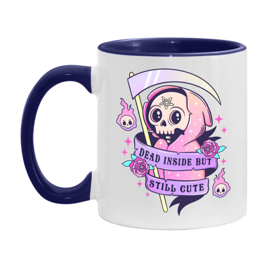 Funny Halloween Coffee Mug, White Ceramic Halloween Coffee Cup 11Oz Or 15Oz