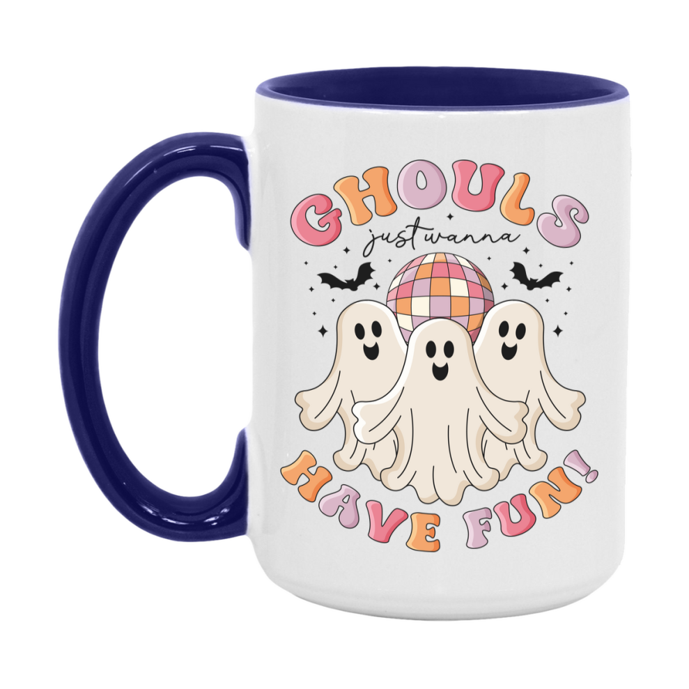 Funny Halloween Coffee Mug, White Ceramic Halloween Coffee Cup 11Oz Or 15Oz