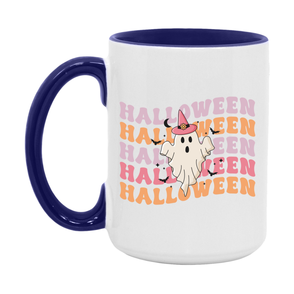 Funny Halloween Coffee Mug, White Ceramic Halloween Coffee Cup 11Oz Or 15Oz