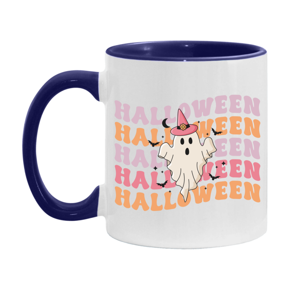 Funny Halloween Coffee Mug, White Ceramic Halloween Coffee Cup 11Oz Or 15Oz