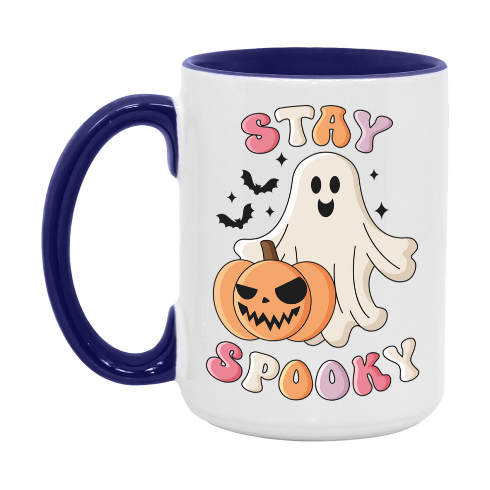 Funny Halloween Coffee Mug, White Ceramic Halloween Coffee Cup 11Oz Or 15Oz