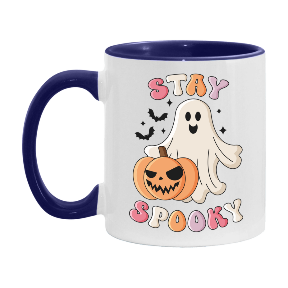 Funny Halloween Coffee Mug, White Ceramic Halloween Coffee Cup 11Oz Or 15Oz