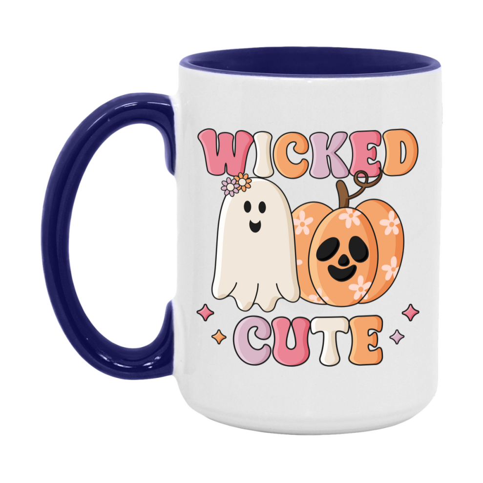 Funny Halloween Coffee Mug, White Ceramic Halloween Coffee Cup 11Oz Or 15Oz