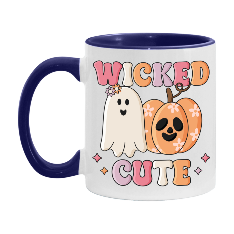 Funny Halloween Coffee Mug, White Ceramic Halloween Coffee Cup 11Oz Or 15Oz