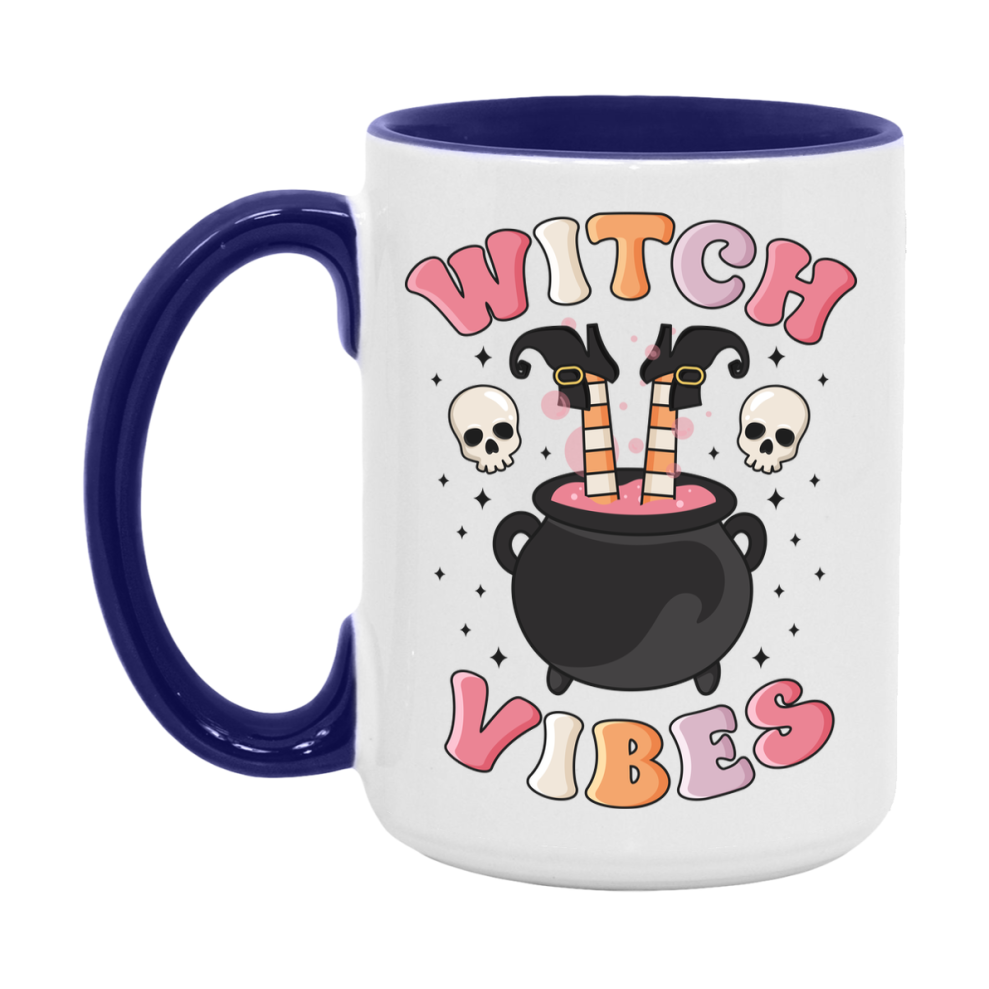 Funny Halloween Coffee Mug, White Ceramic Halloween Coffee Cup 11Oz Or 15Oz