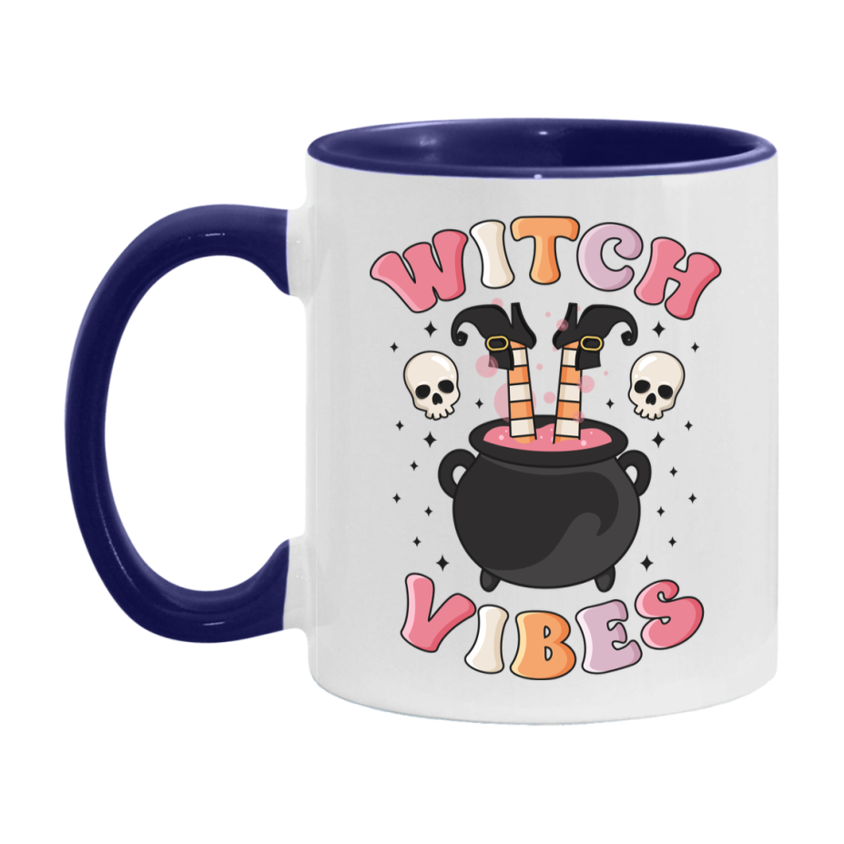 Funny Halloween Coffee Mug, White Ceramic Halloween Coffee Cup 11Oz Or 15Oz