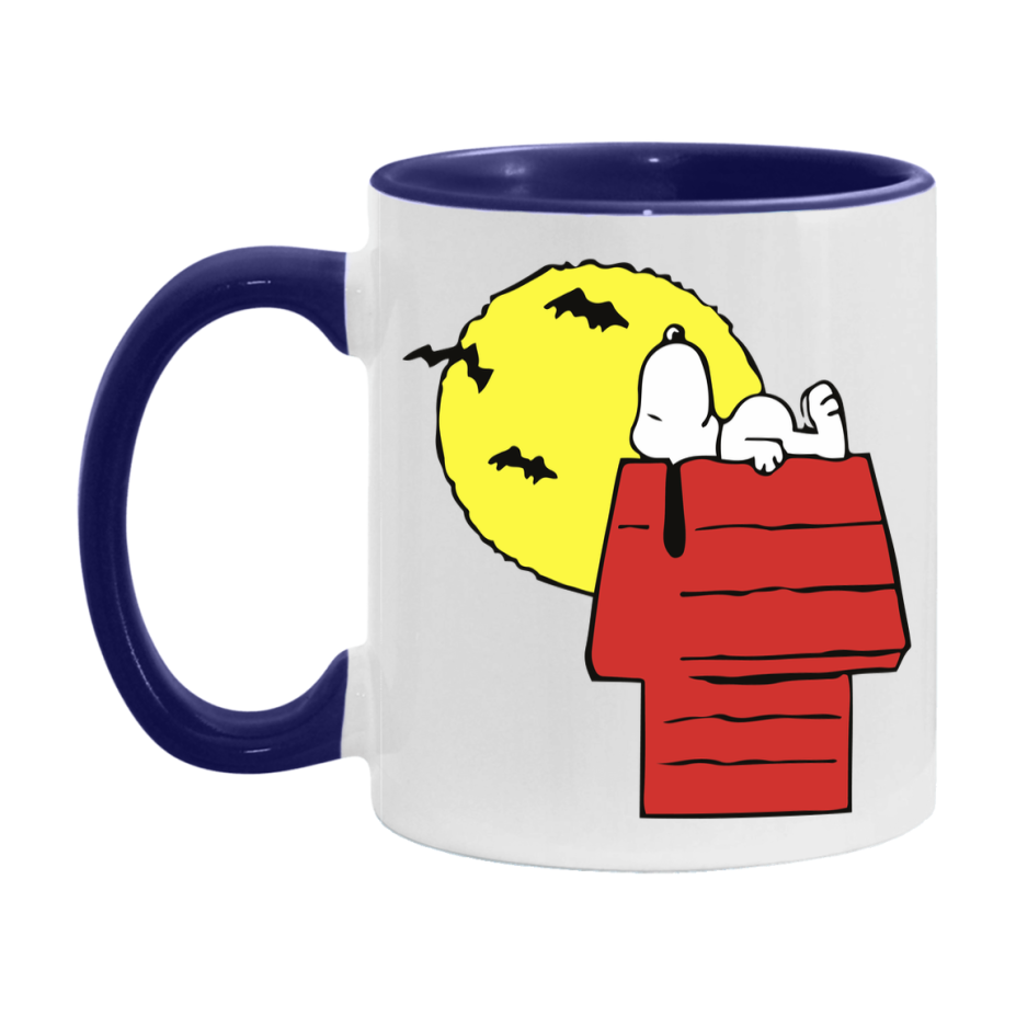 Peanuts Snoopy Halloween Mug, Snoopy Coffee Cup, Cute Halloween Coffee Mug, 11Oz Or 15Oz Ceramic