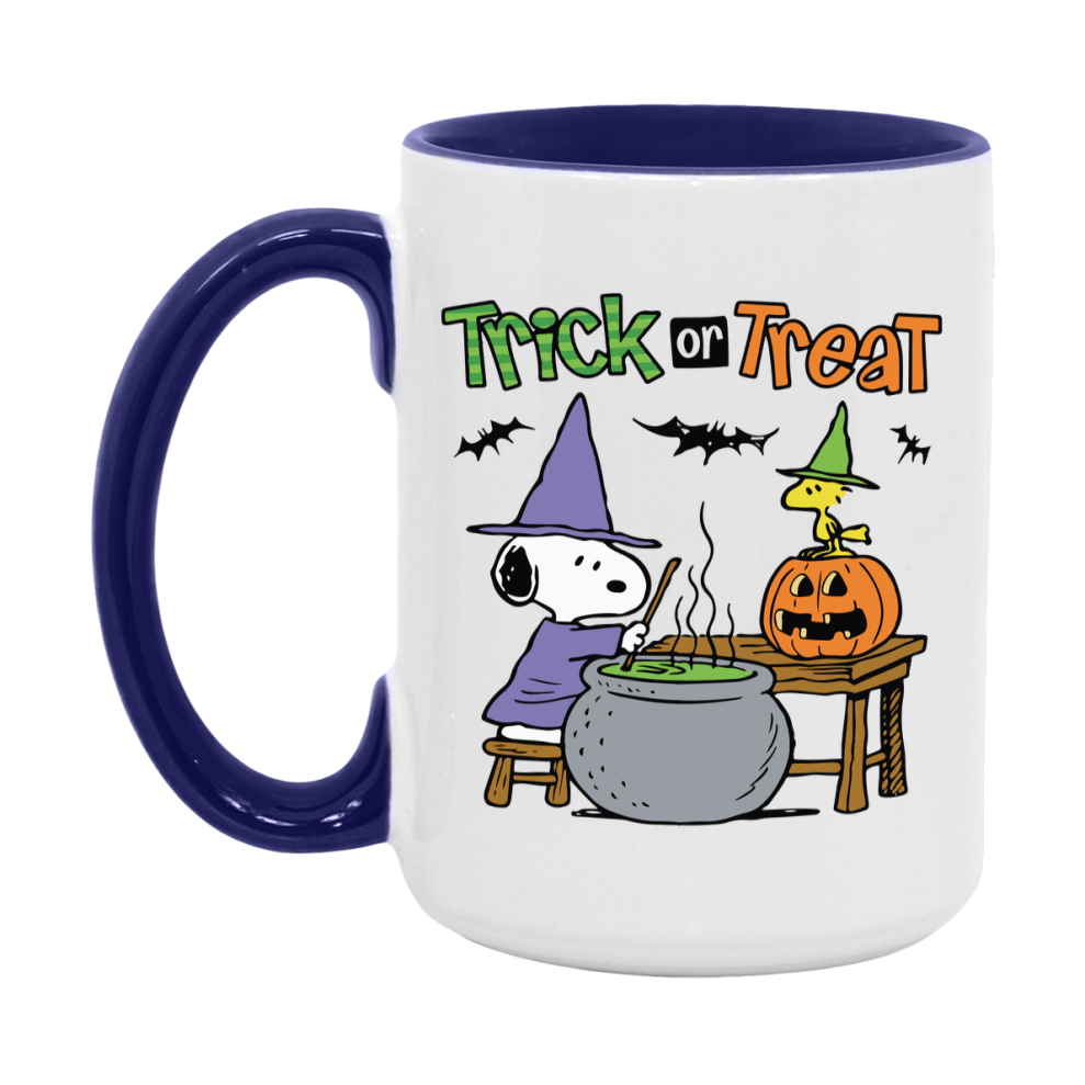 Peanuts Snoopy Halloween Mug, Snoopy Coffee Cup, Cute Halloween Coffee Mug, 11Oz Or 15Oz Ceramic