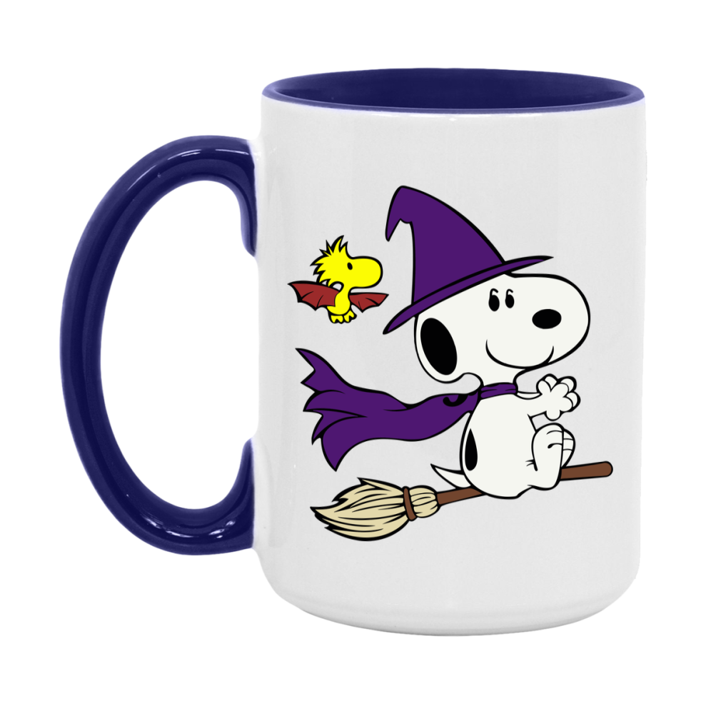 Peanuts Snoopy Halloween Mug, Snoopy Coffee Cup, Cute Halloween Coffee Mug, 11Oz Or 15Oz Ceramic