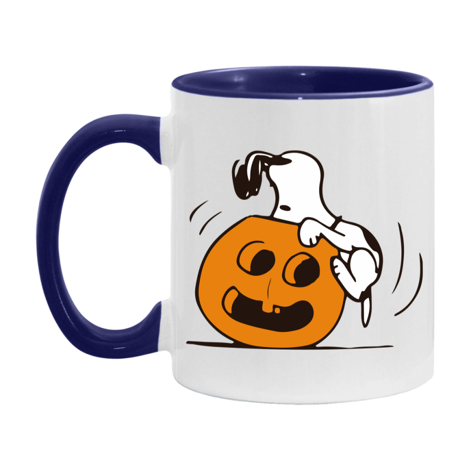Peanuts Snoopy Halloween Mug, Snoopy Coffee Cup, Cute Halloween Coffee Mug, 11Oz Or 15Oz Ceramic