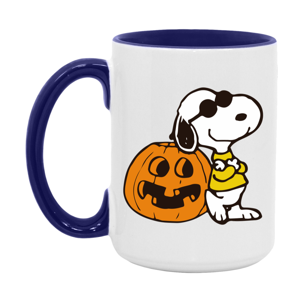 Peanuts Snoopy Halloween Mug, Snoopy Coffee Cup, Cute Halloween Coffee Mug, 11Oz Or 15Oz Ceramic
