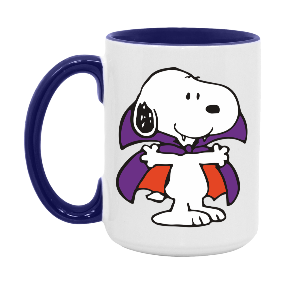 Peanuts Snoopy Halloween Mug, Snoopy Coffee Cup, Cute Halloween Coffee Mug, 11Oz Or 15Oz Ceramic