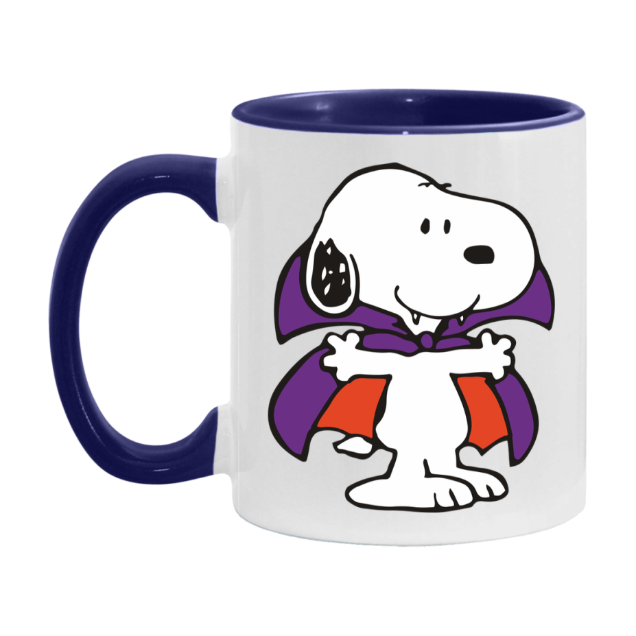 Peanuts Snoopy Halloween Mug, Snoopy Coffee Cup, Cute Halloween Coffee Mug, 11Oz Or 15Oz Ceramic