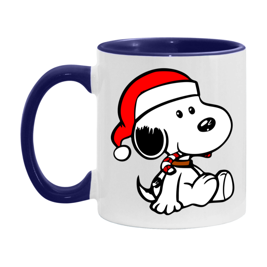 Peanuts Gang Christmas Mug, Snoopy Charlie Brown Holiday Coffee Cup, Ceramic Christmas Mug 11Oz Or 15Oz