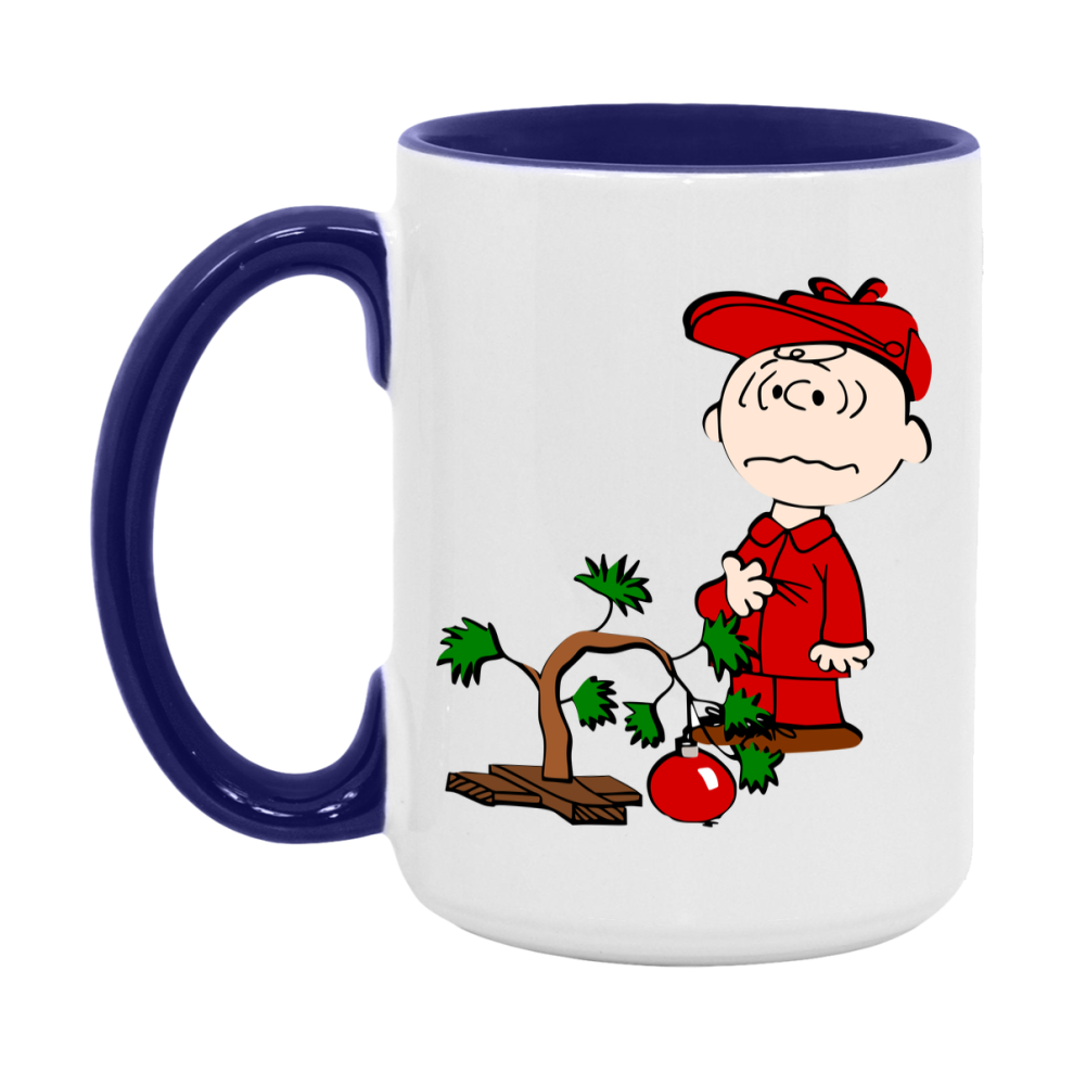 Peanuts Gang Christmas Mug, Snoopy Charlie Brown Holiday Coffee Cup, Ceramic Christmas Mug 11Oz Or 15Oz