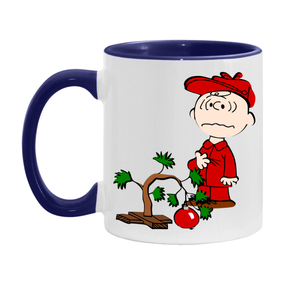 Peanuts Gang Christmas Mug, Snoopy Charlie Brown Holiday Coffee Cup, Ceramic Christmas Mug 11Oz Or 15Oz