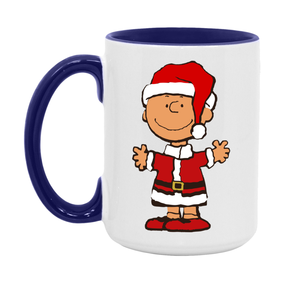 Peanuts Gang Christmas Mug, Snoopy Charlie Brown Holiday Coffee Cup, Ceramic Christmas Mug 11Oz Or 15Oz
