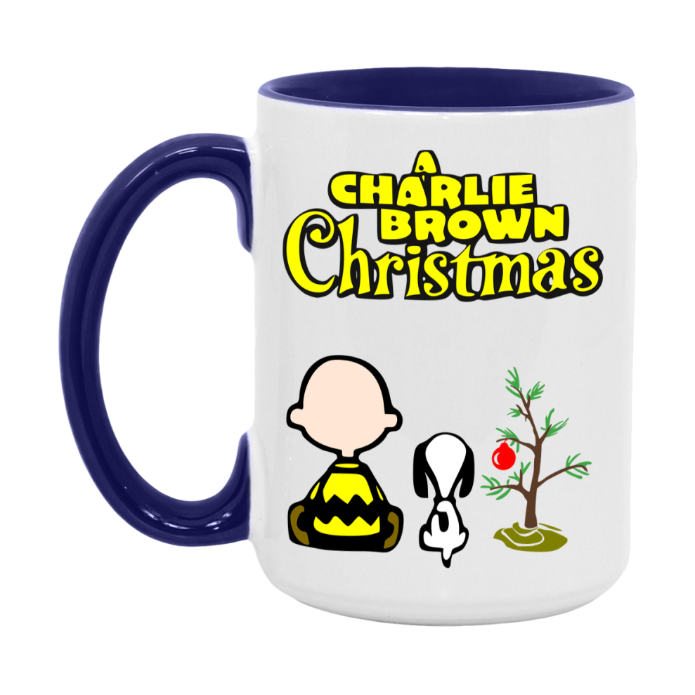 Peanuts Gang Christmas Mug, Snoopy Charlie Brown Holiday Coffee Cup, Ceramic Christmas Mug 11Oz Or 15Oz
