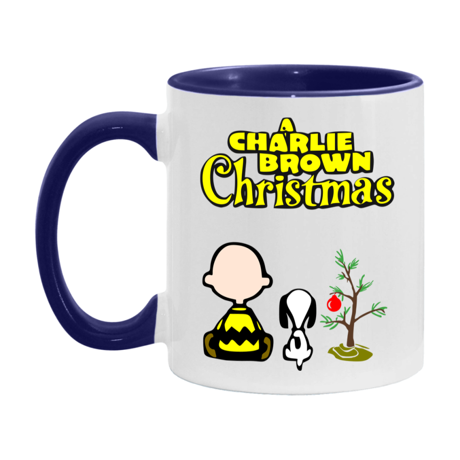 Peanuts Gang Christmas Mug, Snoopy Charlie Brown Holiday Coffee Cup, Ceramic Christmas Mug 11Oz Or 15Oz