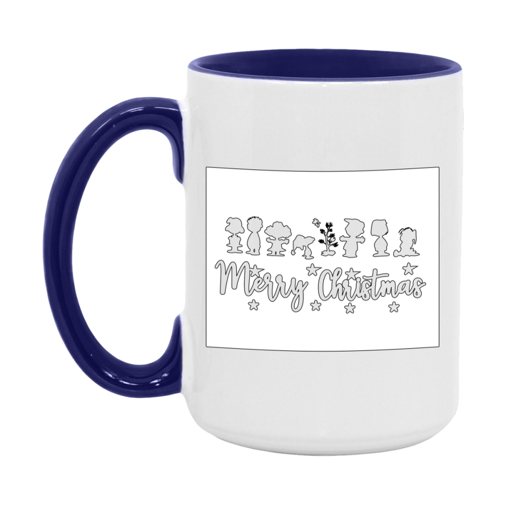 Peanuts Gang Christmas Mug, Snoopy Charlie Brown Holiday Coffee Cup, Ceramic Christmas Mug 11Oz Or 15Oz