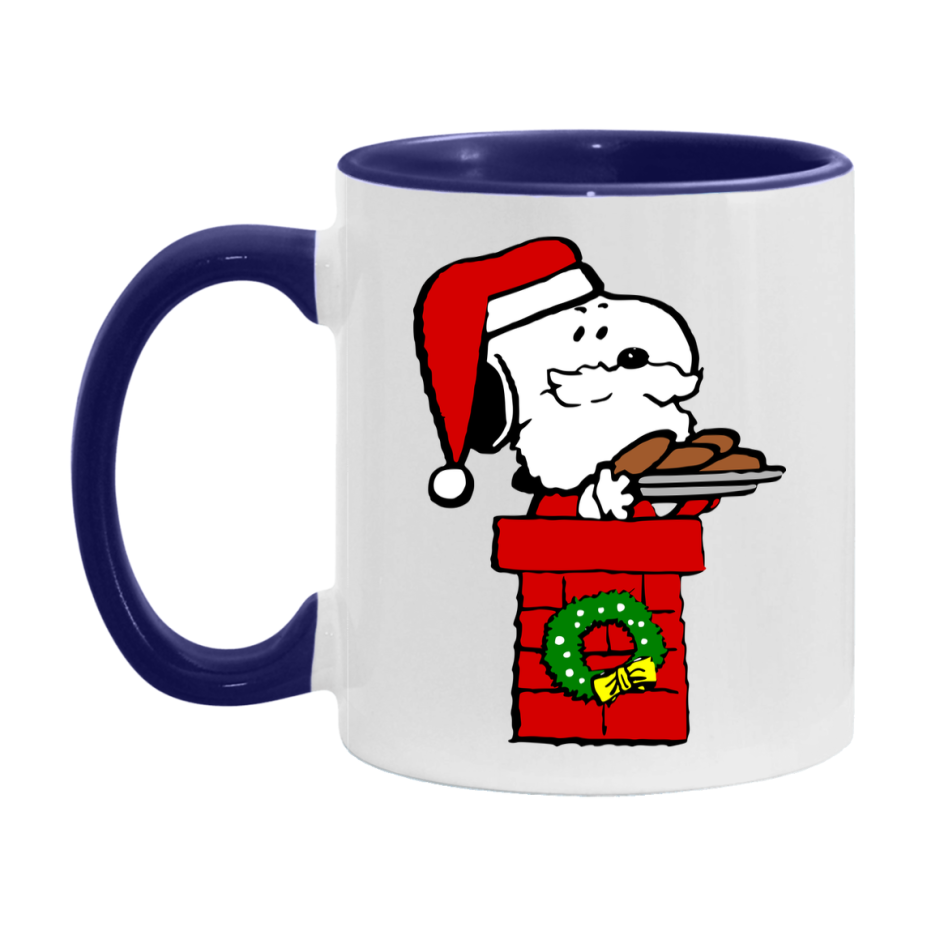 Peanuts Gang Christmas Mug, Snoopy Charlie Brown Holiday Coffee Cup, Ceramic Christmas Mug 11Oz Or 15Oz