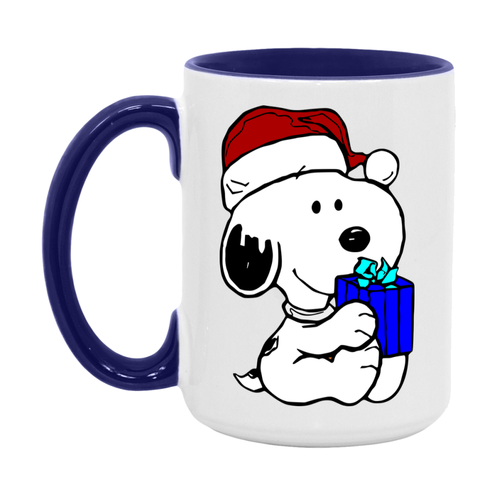 Peanuts Gang Christmas Mug, Snoopy Charlie Brown Holiday Coffee Cup, Ceramic Christmas Mug 11Oz Or 15Oz