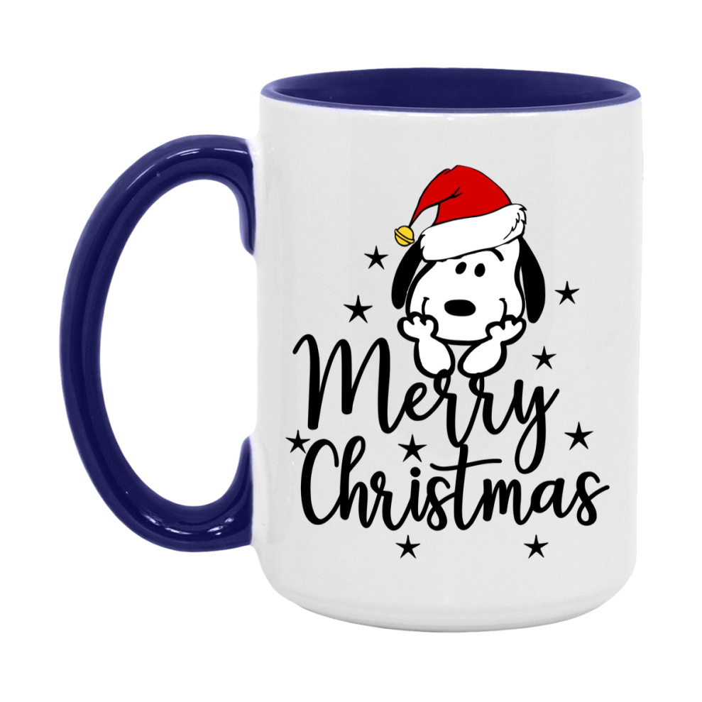 Peanuts Gang Christmas Mug, Snoopy Charlie Brown Holiday Coffee Cup, Ceramic Christmas Mug 11Oz Or 15Oz