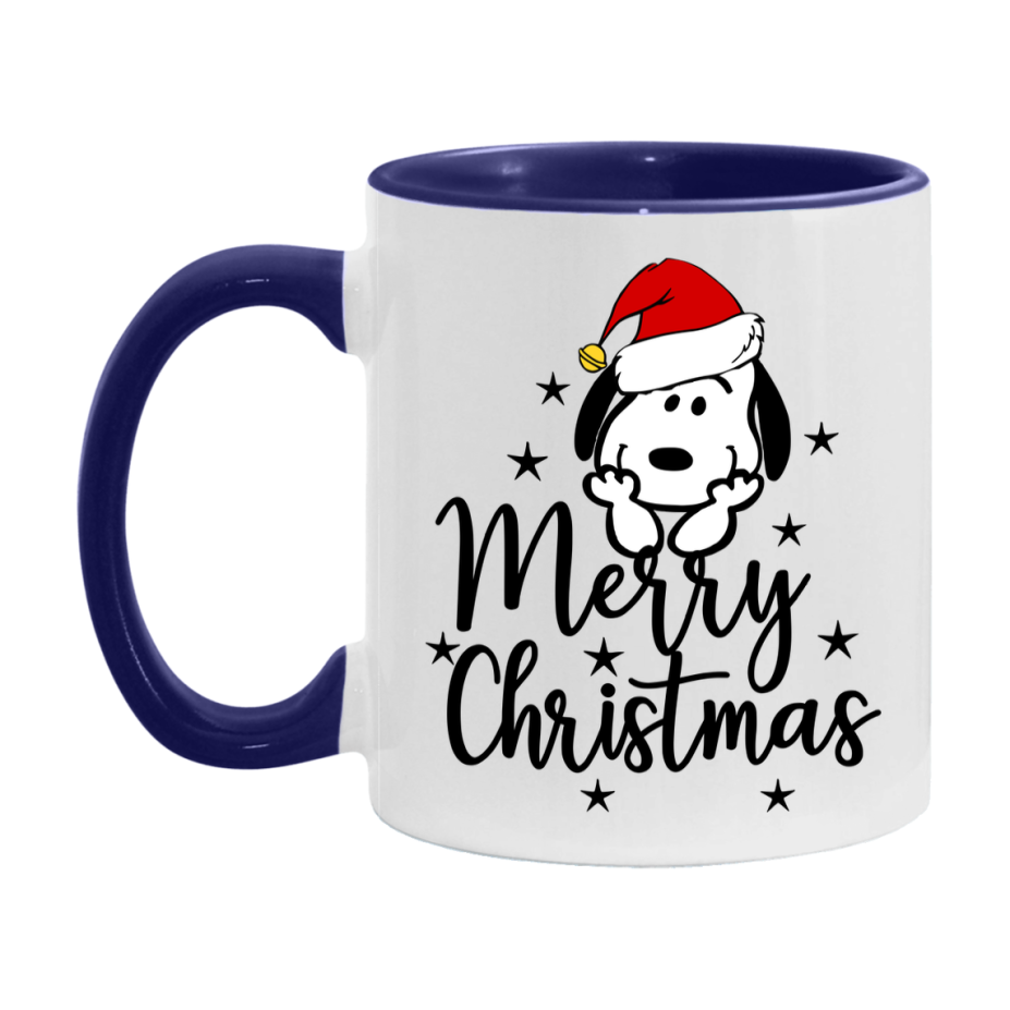 Peanuts Gang Christmas Mug, Snoopy Charlie Brown Holiday Coffee Cup, Ceramic Christmas Mug 11Oz Or 15Oz