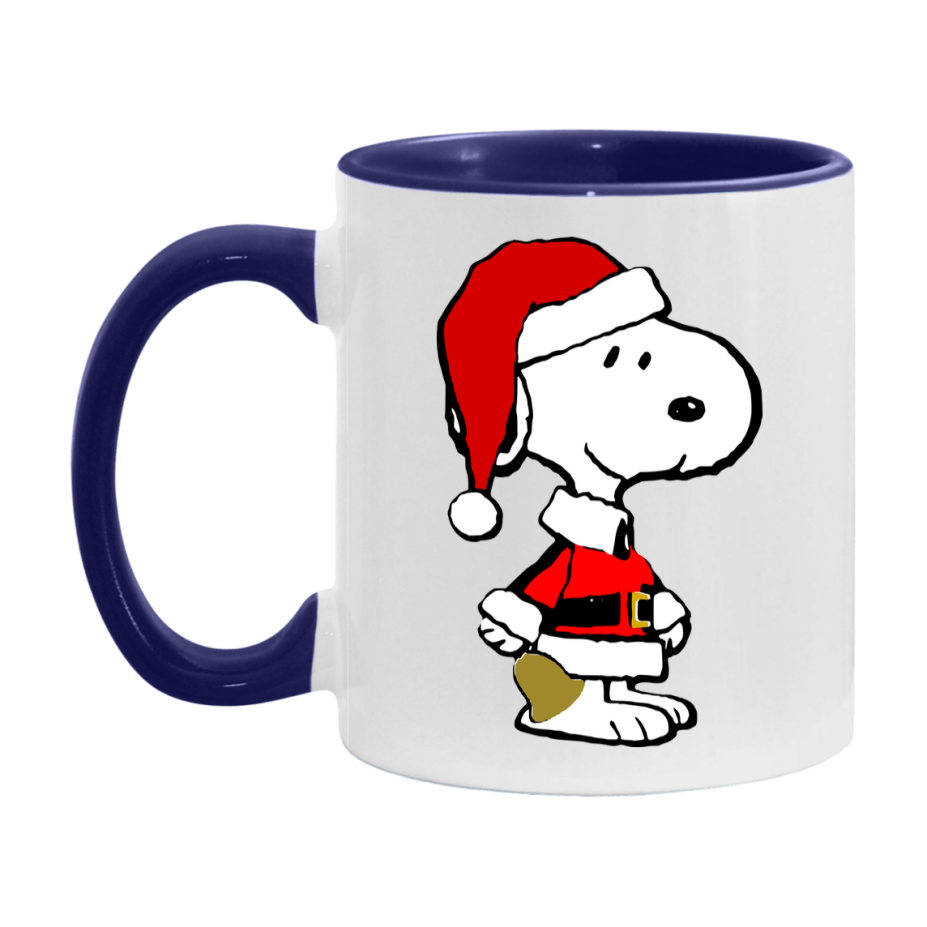 Peanuts Gang Christmas Mug, Snoopy Charlie Brown Holiday Coffee Cup, Ceramic Christmas Mug 11Oz Or 15Oz