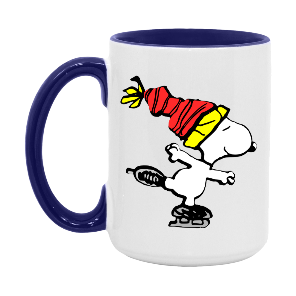 Peanuts Gang Christmas Mug, Snoopy Charlie Brown Holiday Coffee Cup, Ceramic Christmas Mug 11Oz Or 15Oz