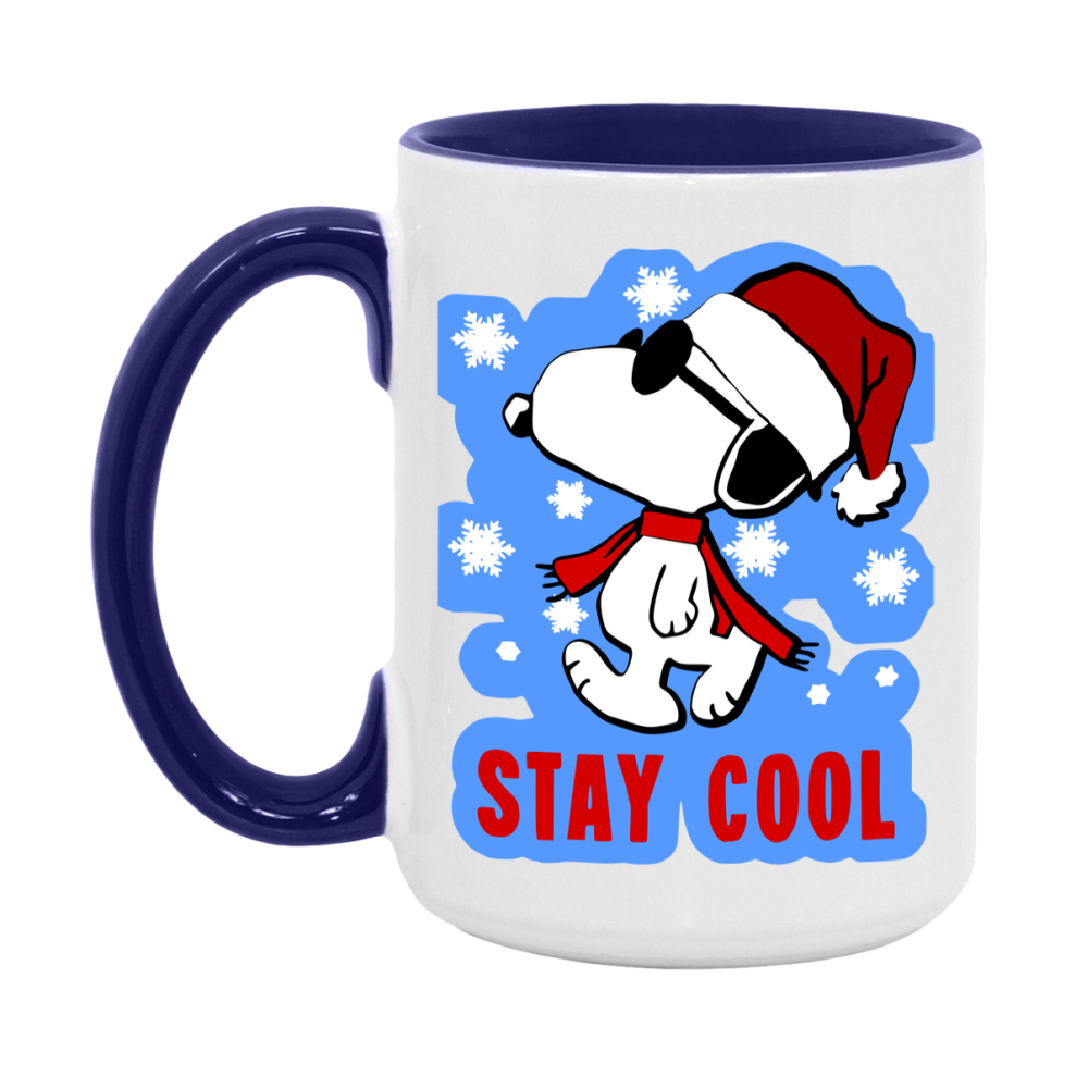 Peanuts Gang Christmas Mug, Snoopy Charlie Brown Holiday Coffee Cup, Ceramic Christmas Mug 11Oz Or 15Oz