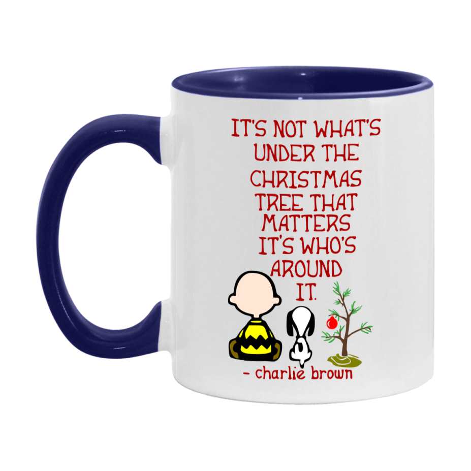 Peanuts Gang Christmas Mug, Snoopy Charlie Brown Holiday Coffee Cup, Ceramic Christmas Mug 11Oz Or 15Oz